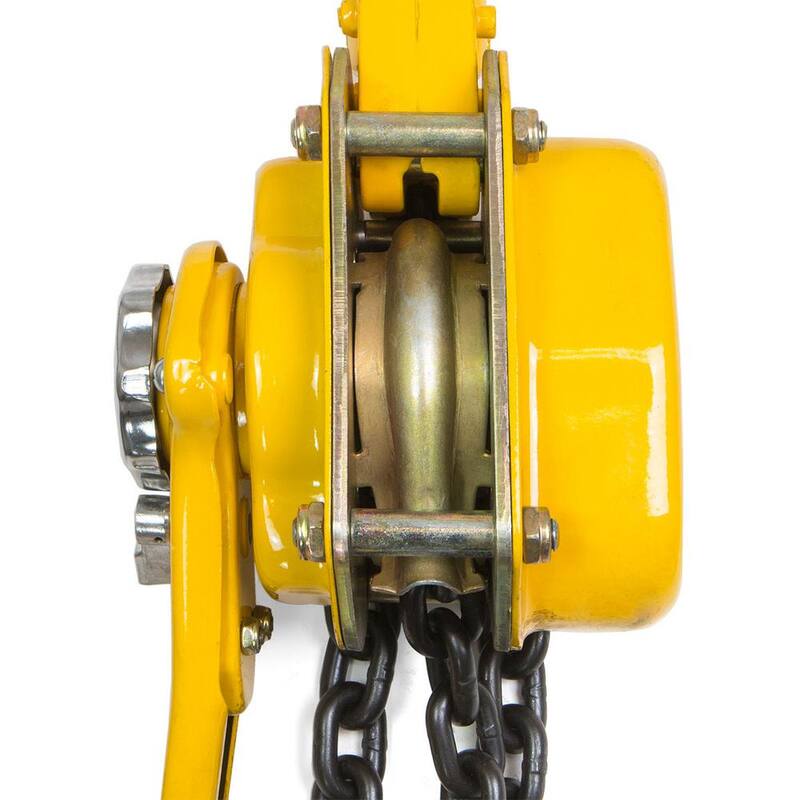 XtremepowerUS 10 ft. 6-Ton Steel Block Chain Lever Hoist Puller Lifter - 58107-H2