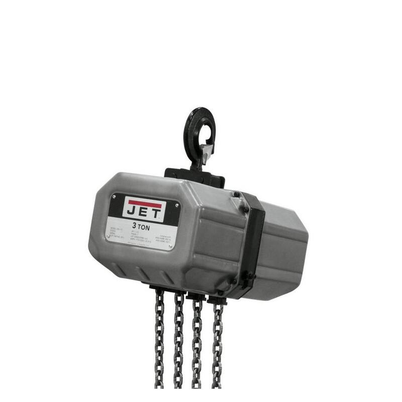 Jet 3-Ton Capacity 20 ft. Lift Electric Chain Hoist 1-Phase 115/230-Volt 3SS-1C-20 - 312000