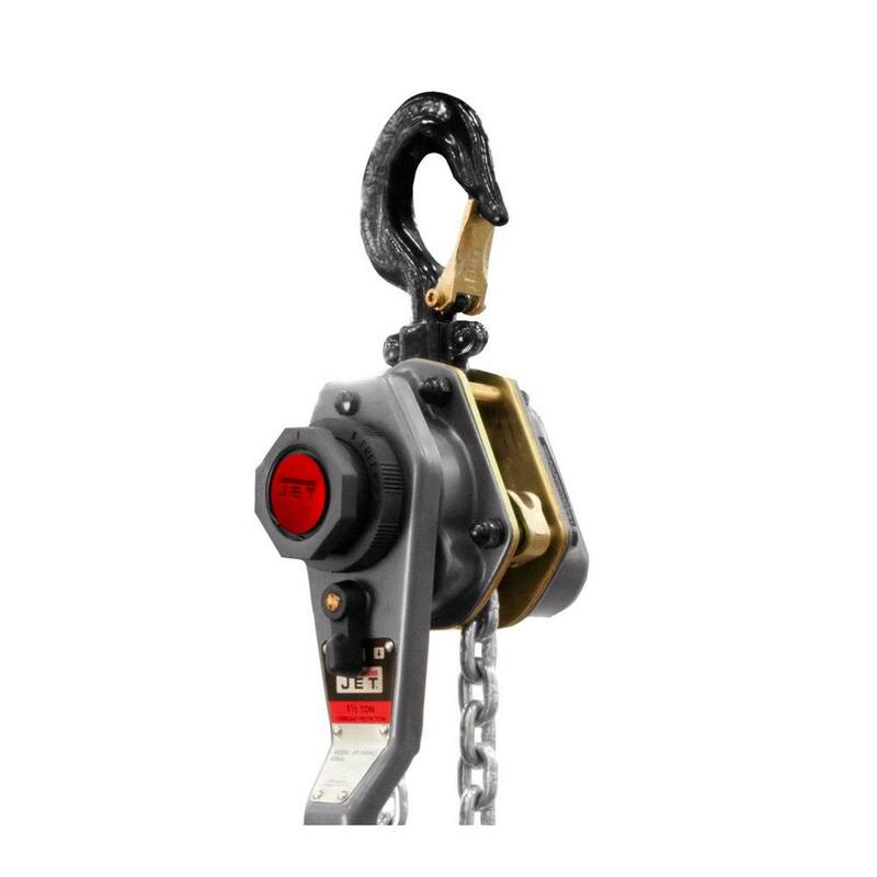 Jet JLH 1-1/2-Ton Lever Hoist with 15 ft. Lift and Overload Protection - 376302