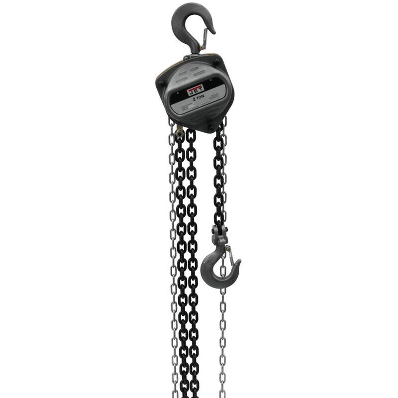 Jet S90-200-10 2-Ton Hand Chain Hoist with 10 ft. Lift - 101930