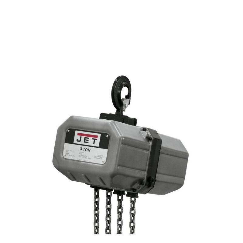 Jet 3-Ton Capacity 15 ft. Lift Electric Chain Hoist 1-Phase 115/230-Volt 3SS-1C-15 - 311500