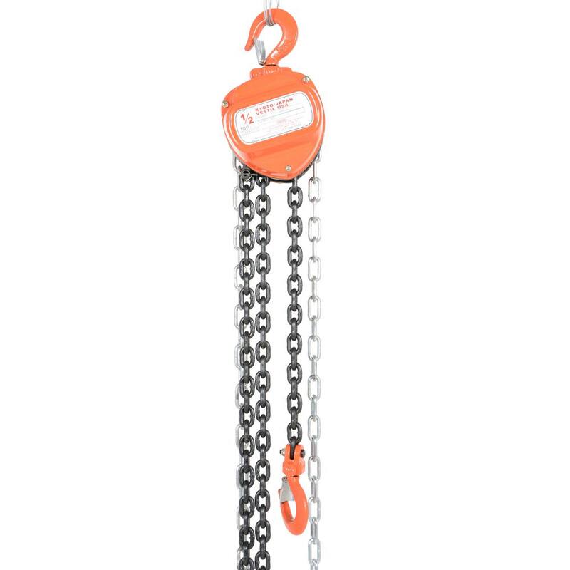 Vestil 1,000 lbs. Capacity 10 ft. Manual Chain Hoist - HCH-1-10
