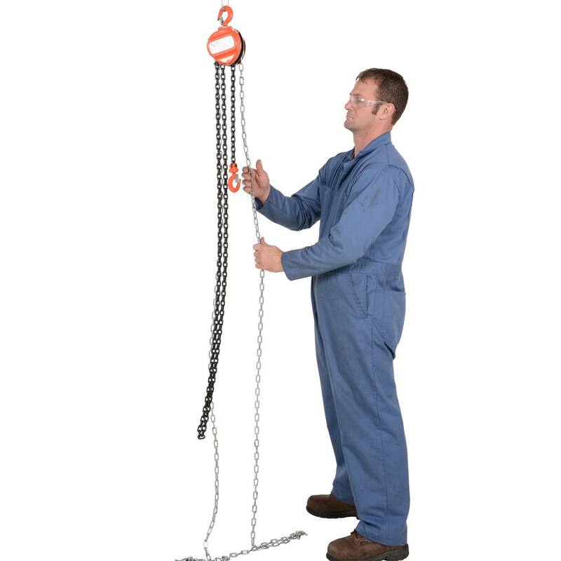 Vestil 1,000 lbs. Capacity 10 ft. Manual Chain Hoist - HCH-1-10