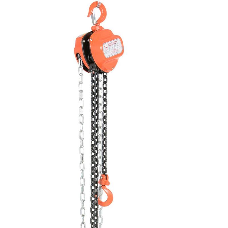 Vestil 1,000 lbs. Capacity 10 ft. Manual Chain Hoist - HCH-1-10