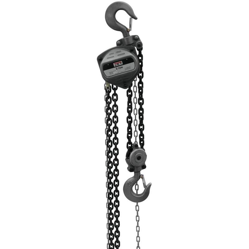 Jet S90-300-15 3-Ton Hand Chain Hoist with 15 ft. Lift - 101941