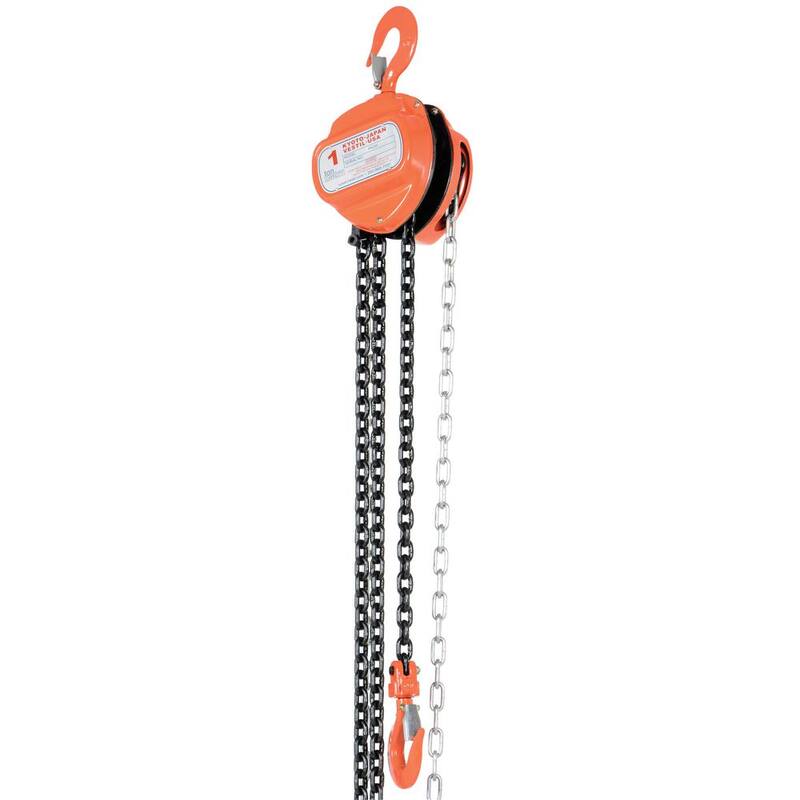 Vestil 2,000 lbs. Capacity 15 ft. Manual Chain Hoist - HCH-2-15
