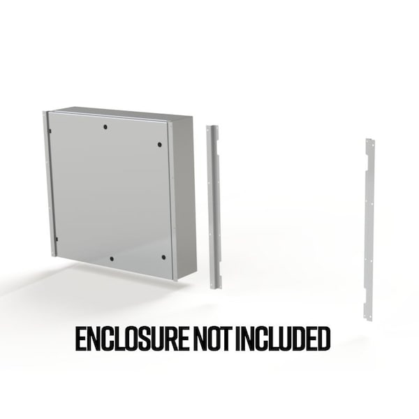 Saginaw Control & Engineering Frame, 1.08 in L x 35.85 in H x 2.43 in W, Steel - SCE-ELFM36H