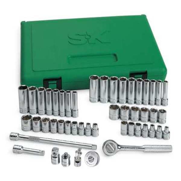 Sk Professional Tools 1/4" Drive SAE, Metric, 48 pcs - 91848