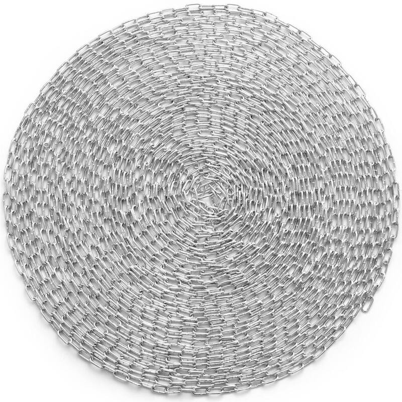 VEVOR Proof Coil Chain, 1/8 in. x 100 ft., 330 lbs. Safe Working Load, Zinc Plated Proof Tested Coil Chain, Carbon Steel Chain - WGAQLTG100FTIL54QV0