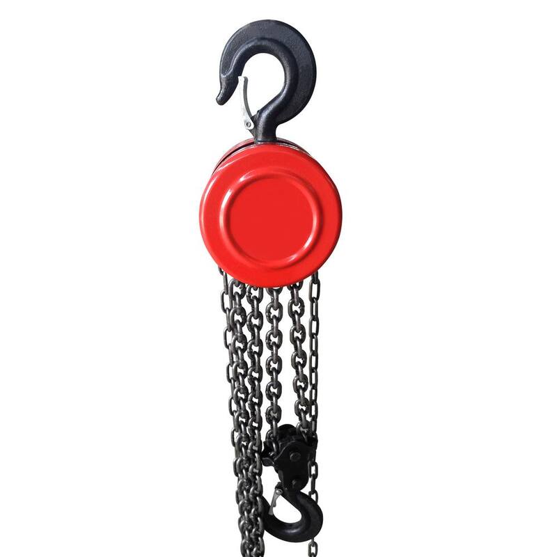 BRIDGELAND 2 Ton Chain Hoist with 10 ft. Lift, 4,000 lbs. Lifting Capacity - 91072
