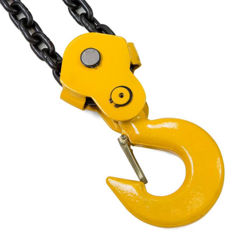 XtremepowerUS 10 ft. 6-Ton Steel Block Chain Lever Hoist Puller Lifter - 58107-H1