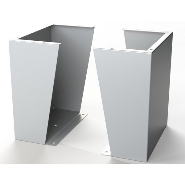 Saginaw Control & Engineering Floor Stand Kit, 18 in. H x 16 in. W x 9.12 in. L, Carbon Steel, 1 PR - SCE-FK1816LG
