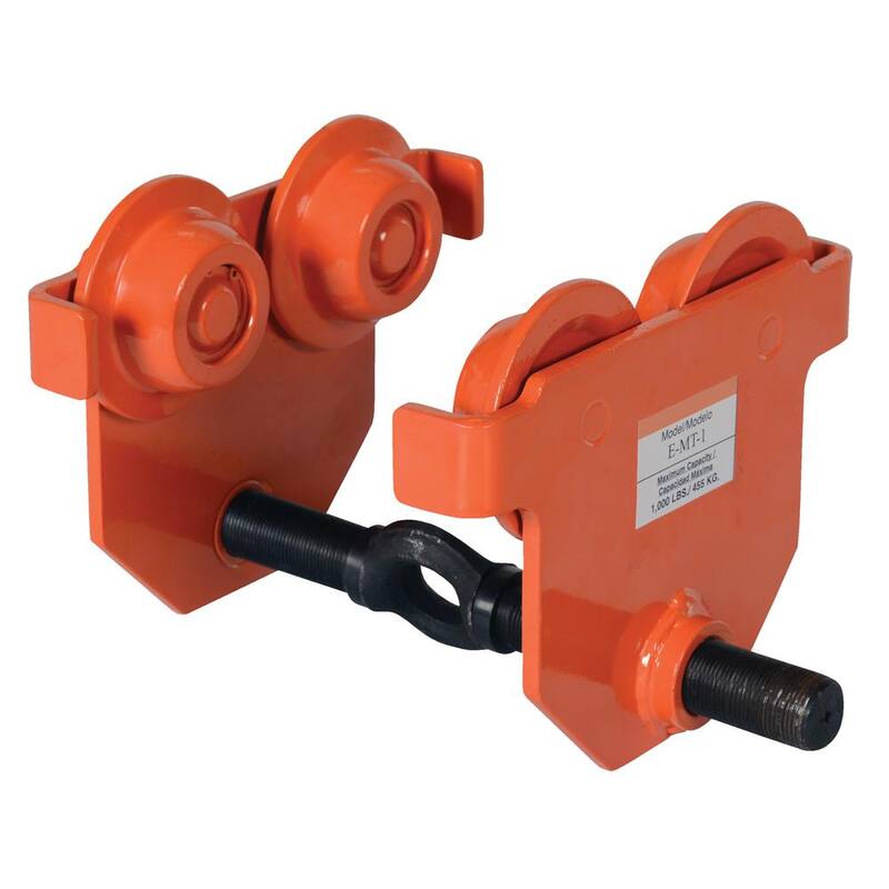 Vestil 1,000 lbs. Capacity Eye Manual Trolley Push - E-MT-1