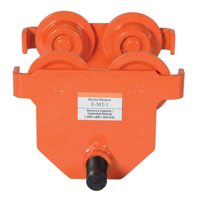 Vestil 1,000 lbs. Capacity Eye Manual Trolley Push - E-MT-1