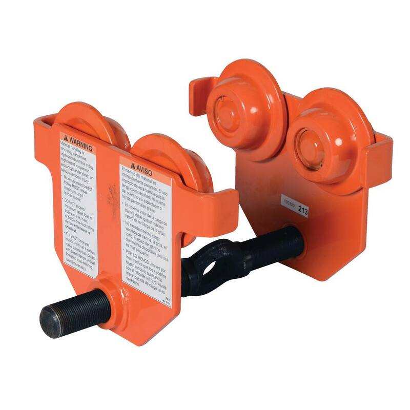 Vestil 1,000 lbs. Capacity Eye Manual Trolley Push - E-MT-1