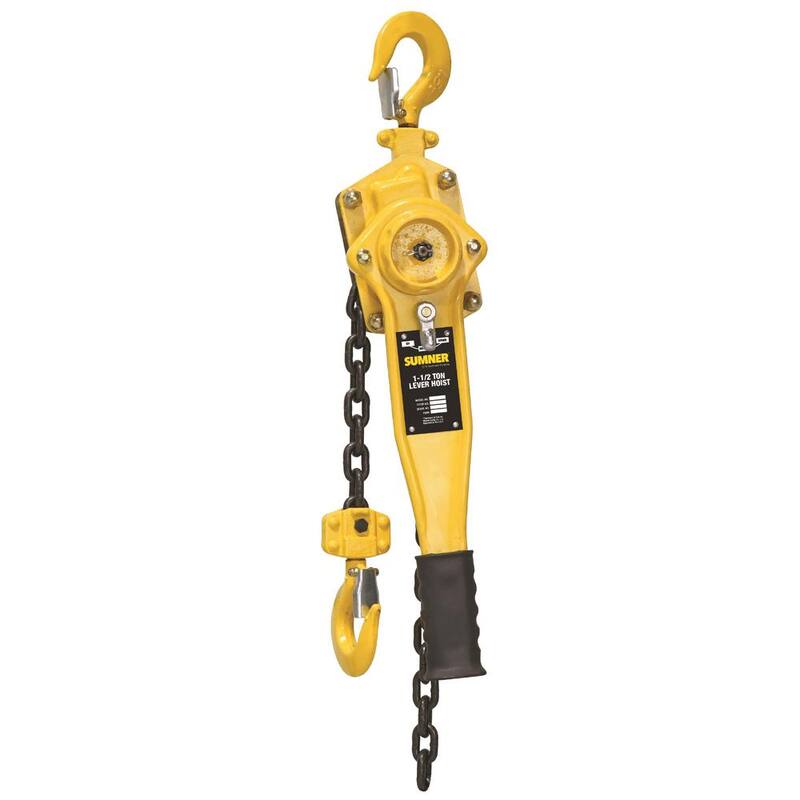 SUMNER 1- 1/2-Ton Capacity Lever Hoist 10 ft. - 787547