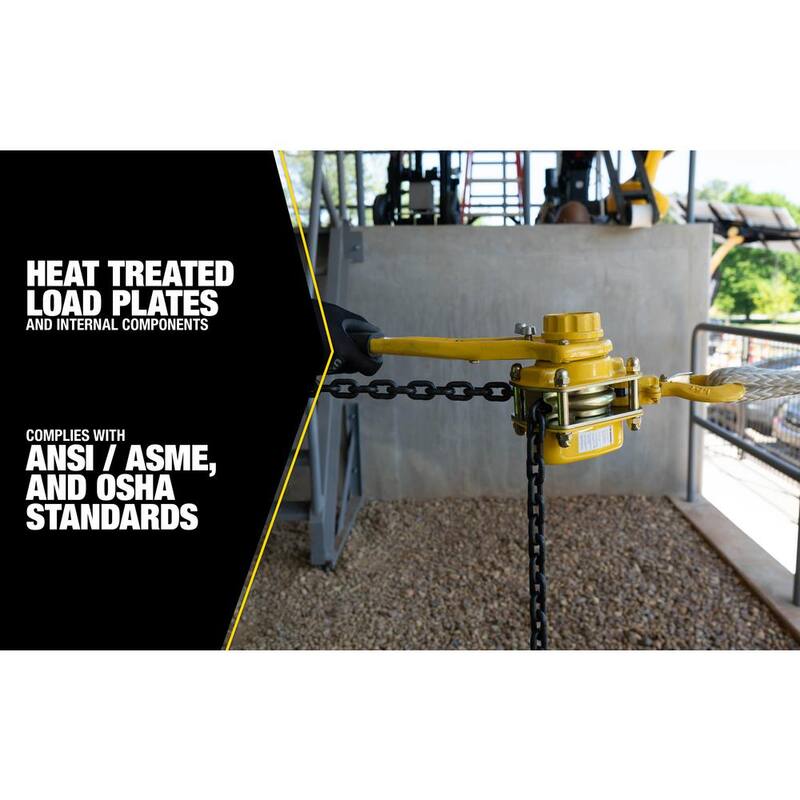 SUMNER 1- 1/2-Ton Capacity Lever Hoist 10 ft. - 787547