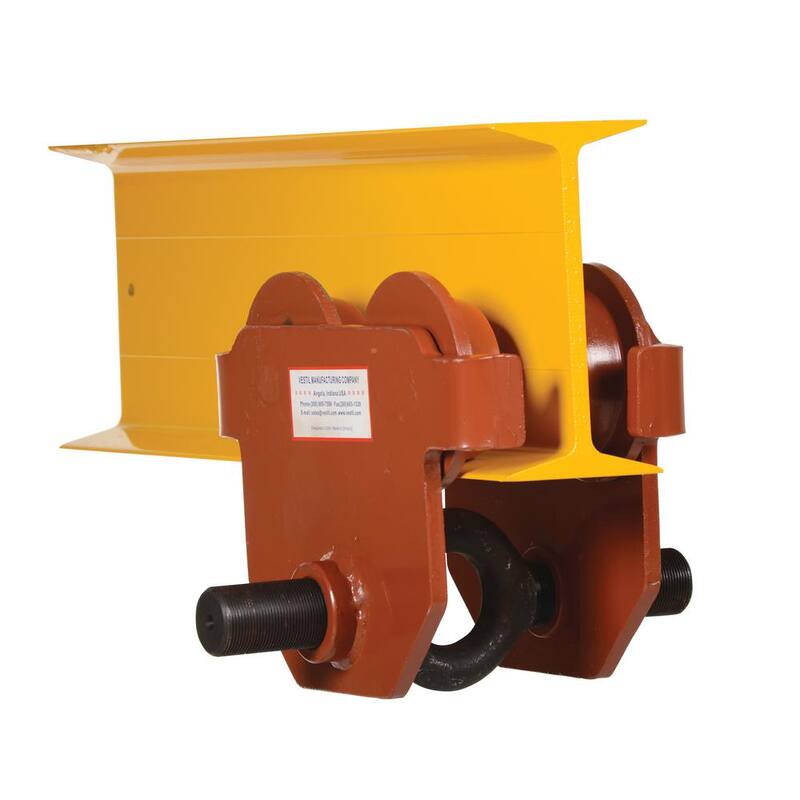 Vestil 6,000 lbs. Capacity Eye Manual Trolley Push - E-MT-6