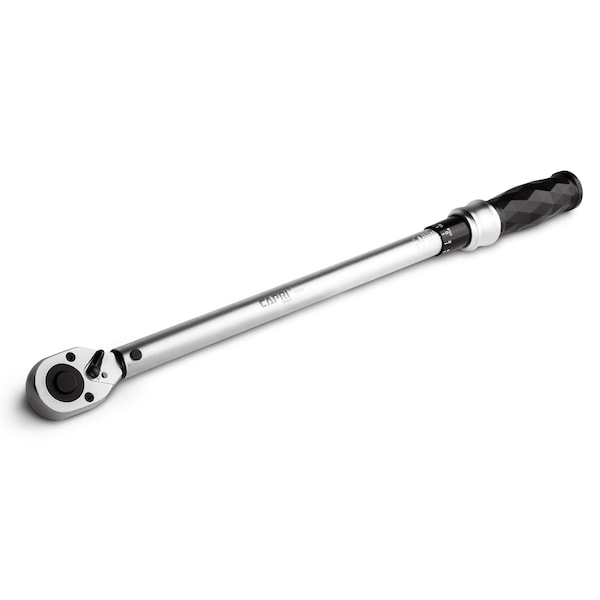 Capri Tools 1/2 in Drive Diamond Ergonomic Grip Torque Wrench, 50-250 ft.-lb. - CP31103