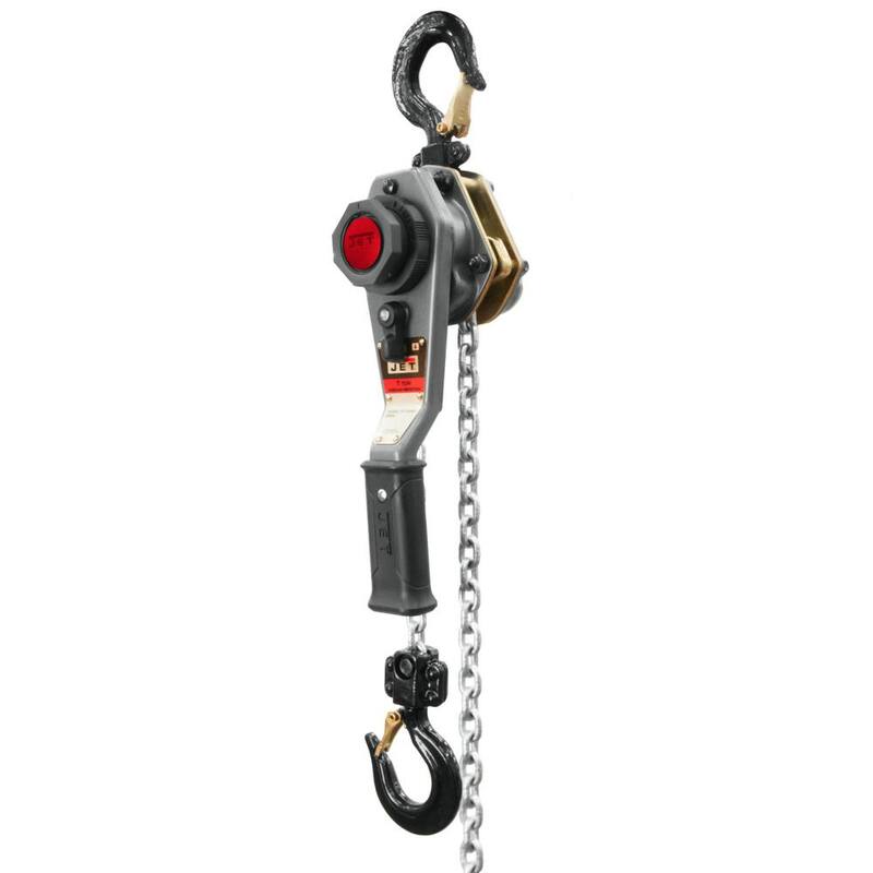 Jet JLH-100WO-10 1-Ton 10 ft. Lift Lever Hoist with Overload Protection - 376201