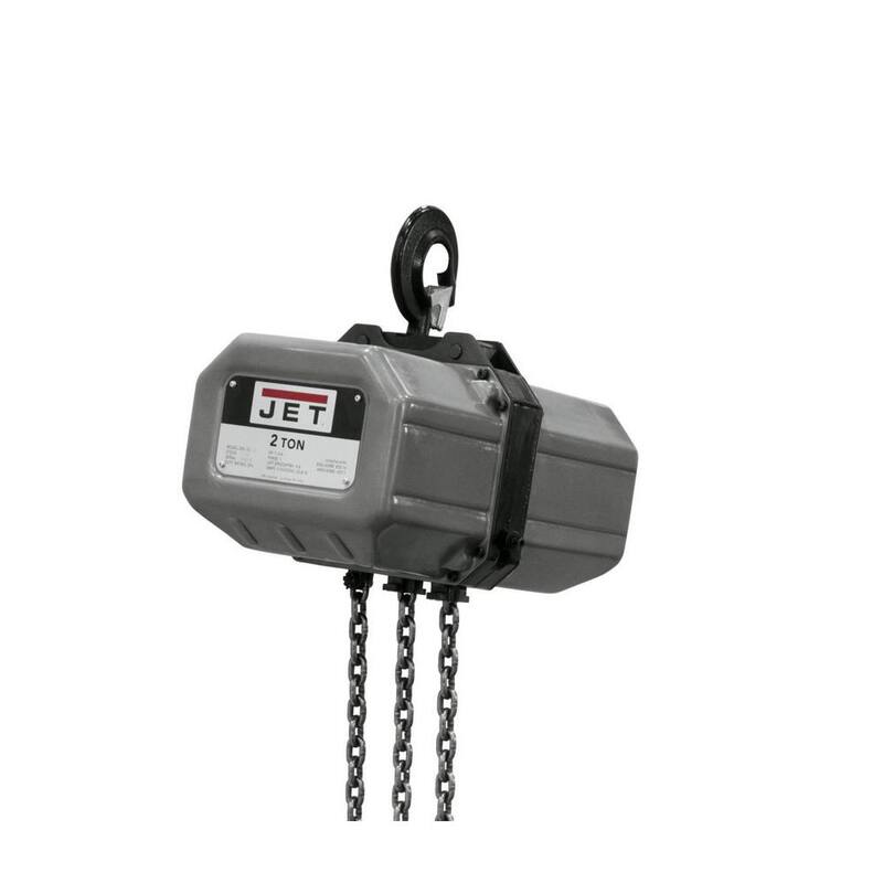 Jet 2-Ton Capacity 15 ft. Lift Electric Chain Hoist 1-Phase 115/230-Volt 2SS-1C-15 - 211500