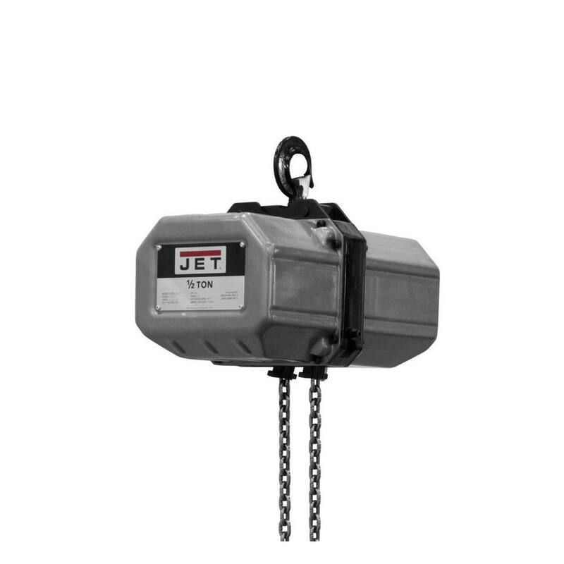 Jet 1/2-Ton Capacity 10 ft. Lift Electric Chain Hoist 1-Phase 115/230-Volt 1/2SS-1C-10 - 121100