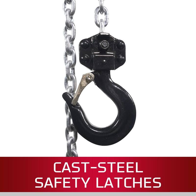 Jet JLA Series Aluminum .75 Ton Compact Lever Hoist 20 ft. Lift - JT9-375320