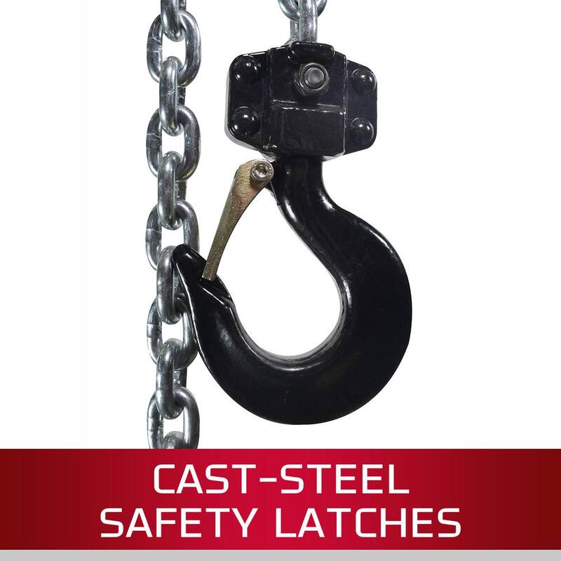 Jet JLA Series Aluminum 1.5 Ton Compact Lever Hoist 15 ft. Lift - JT9-375415