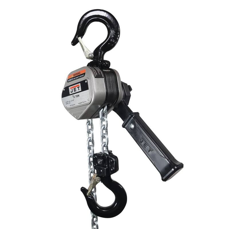 Jet JLA Series Aluminum 3 Ton Compact Lever Hoist 20 ft. Lift - JT9-375520