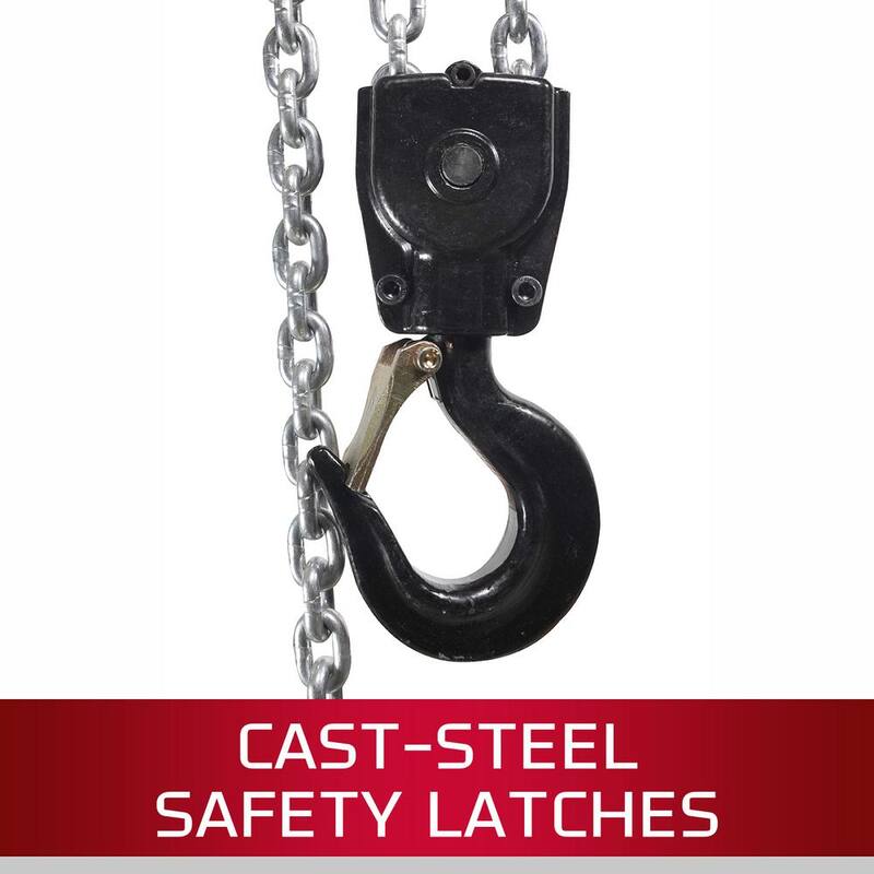 Jet JLA Series Aluminum 3 Ton Compact Lever Hoist 5 ft. Lift - JT9-375505
