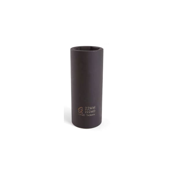Sunex SKT 1/2" DR 22MM 6PT DP IMP - SU222MD