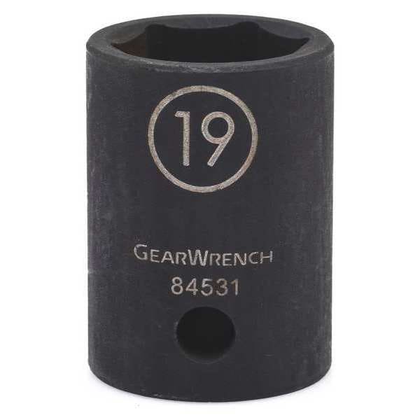 Gearwrench 1/2" Drive 6 Point Standard Impact Metric Socket 9mm - 84521N