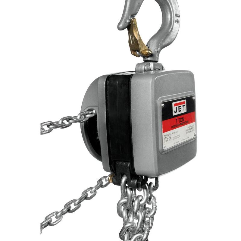 Jet AL100-500-30 5-Ton Hand Chain Hoist with 30 ft. of Lift - 133530