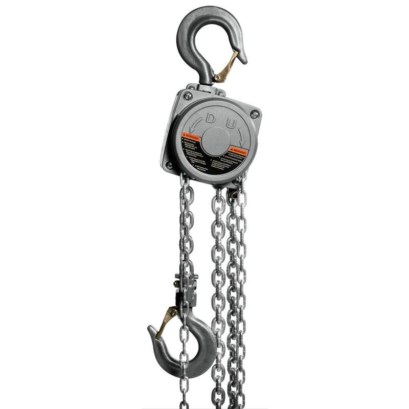Jet AL100-200-15 2-Ton Hand Chain Manual Hoist with 15 ft. of Lift - 133215