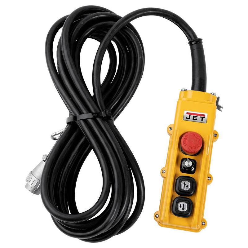 Jet Trademaster 1/4-Ton 20 ft. Electric Chain Hoist 1-Phase Lift - 104013