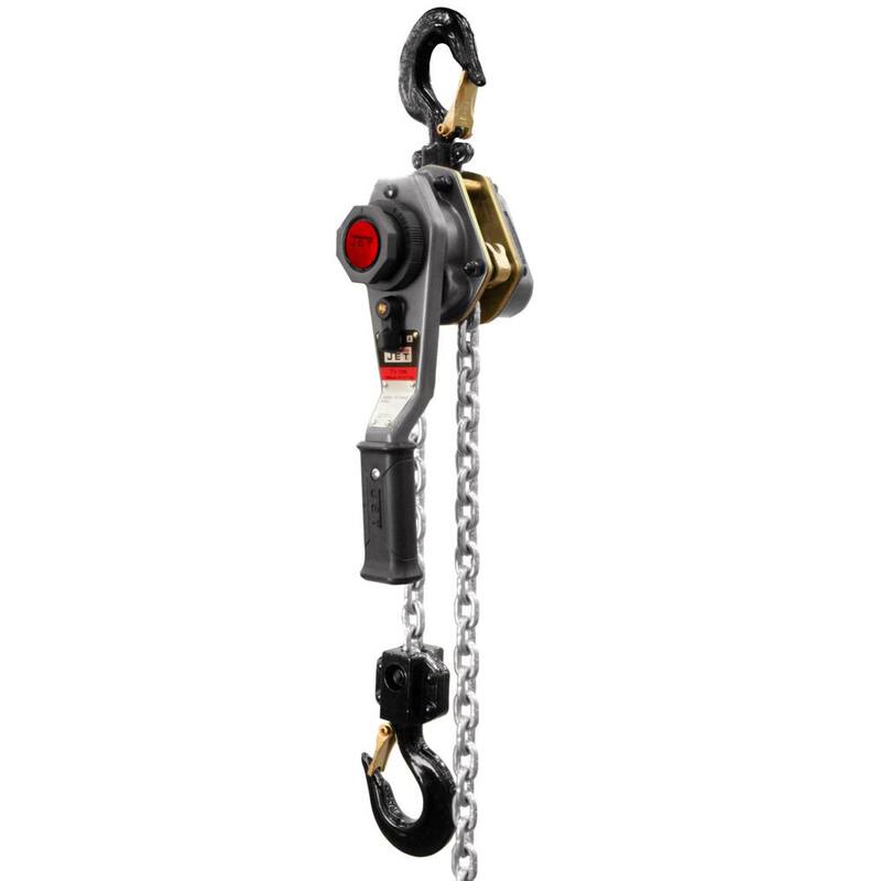 Jet JLH-150WO-20 1-1/2-Ton 20 ft. Lift Lever Hoist with Overload Protection - 376303