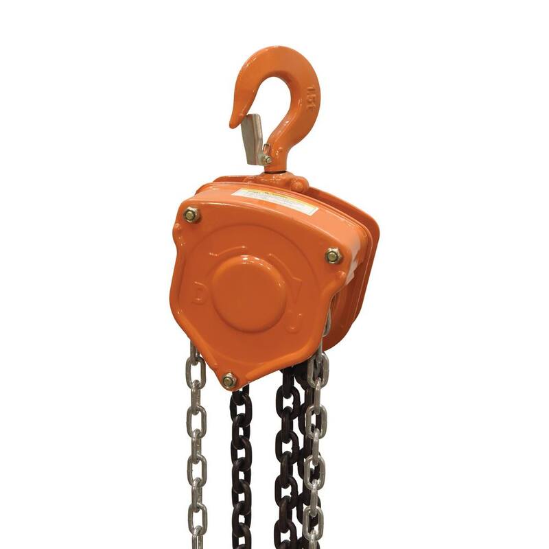 Vestil 3,000 lbs. Capacity 15 ft. Professional Chain Hoist - PHCH-3-15