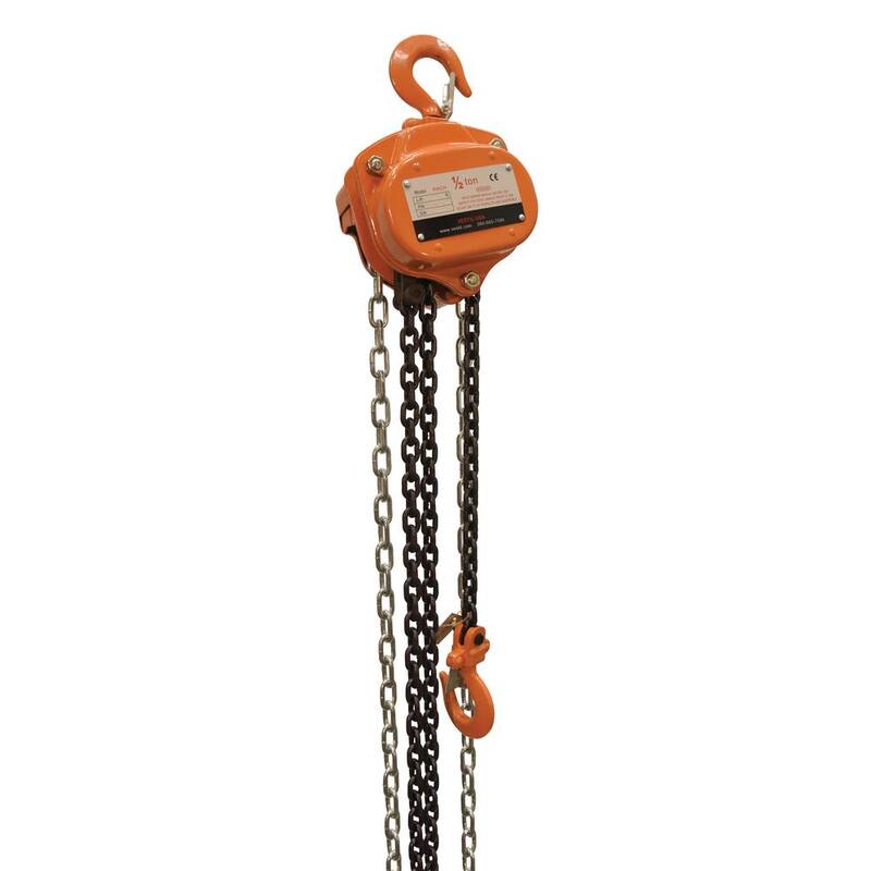 Vestil 1,000 lbs. Capacity 10 ft. Professional Chain Hoist - PHCH-1-10