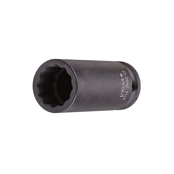 Vega Impact Socket TW, 3/8 Sq Dr 7/16 12pt - 27162-DT