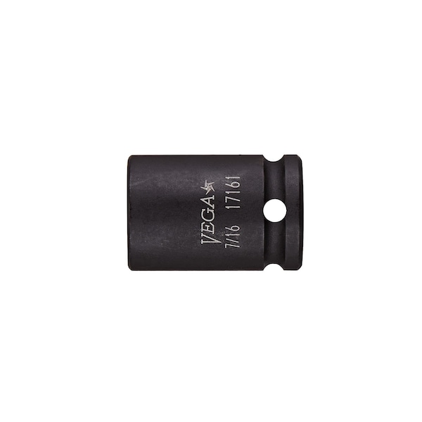 Vega Impact Socket Std Length, 1/4 Sq Dr 7 mm - 10701