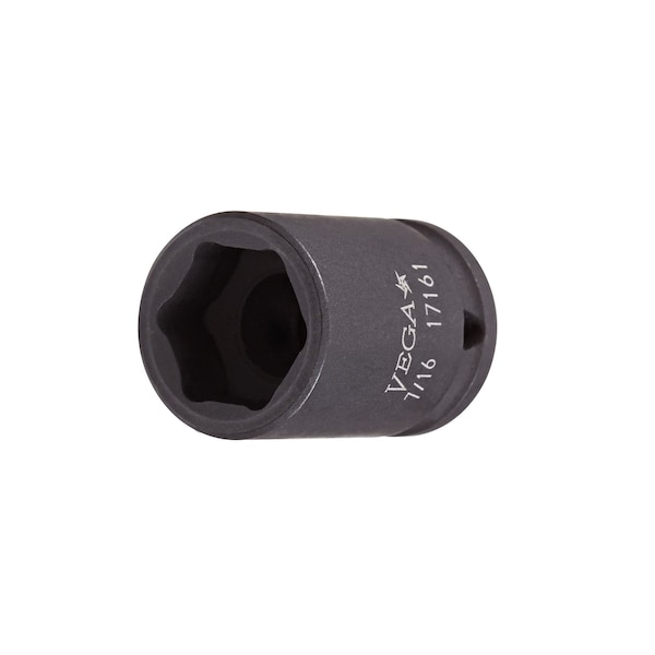 Vega Impact Socket Std Length, 1/4 Sq Dr 7 mm - 10701