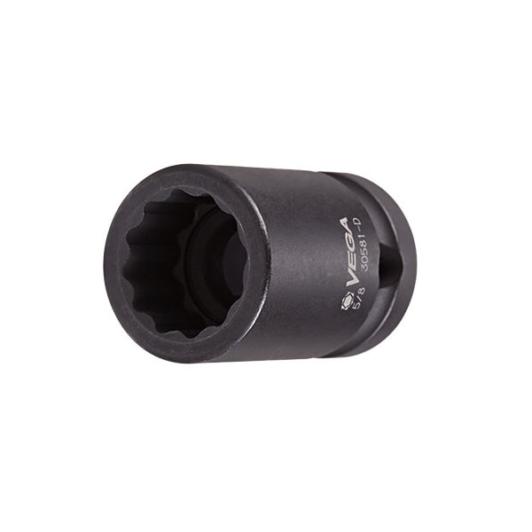 Vega Impact Socket, 1/2 Sq Dr 12 mm 12pt - 31201-D