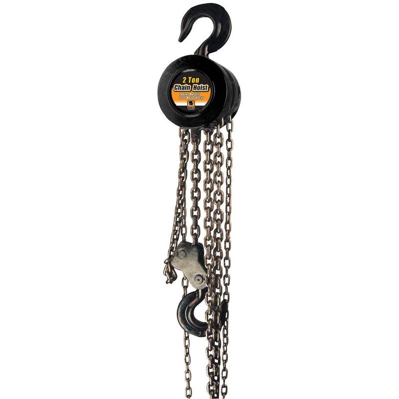 BLACK BULL 2-Ton Heavy-Duty Chain Manual Hoist - 807356