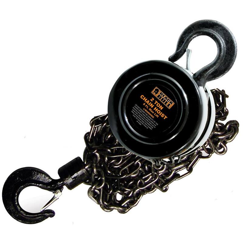 BLACK BULL 2-Ton Heavy-Duty Chain Manual Hoist - 807356