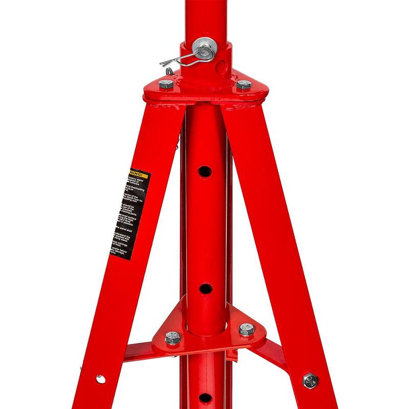 STARK USA 2-Ton Steel Tripod Jack Under Hoist Stand - 58051-H1