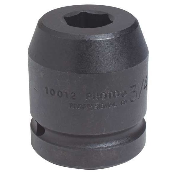 Proto 1 in Drive Impact Socket 2 1/4 in Size, Standard Socket, black oxide - J10036T