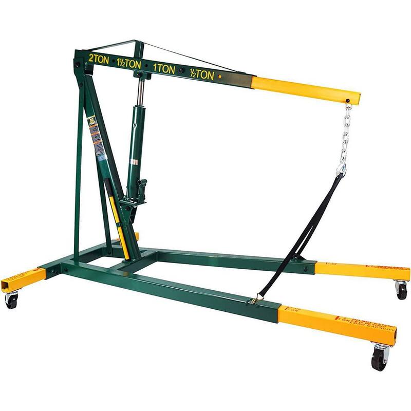 Omega 2-Ton Engine Hoist Stand with Retractable Legs - OP473PS