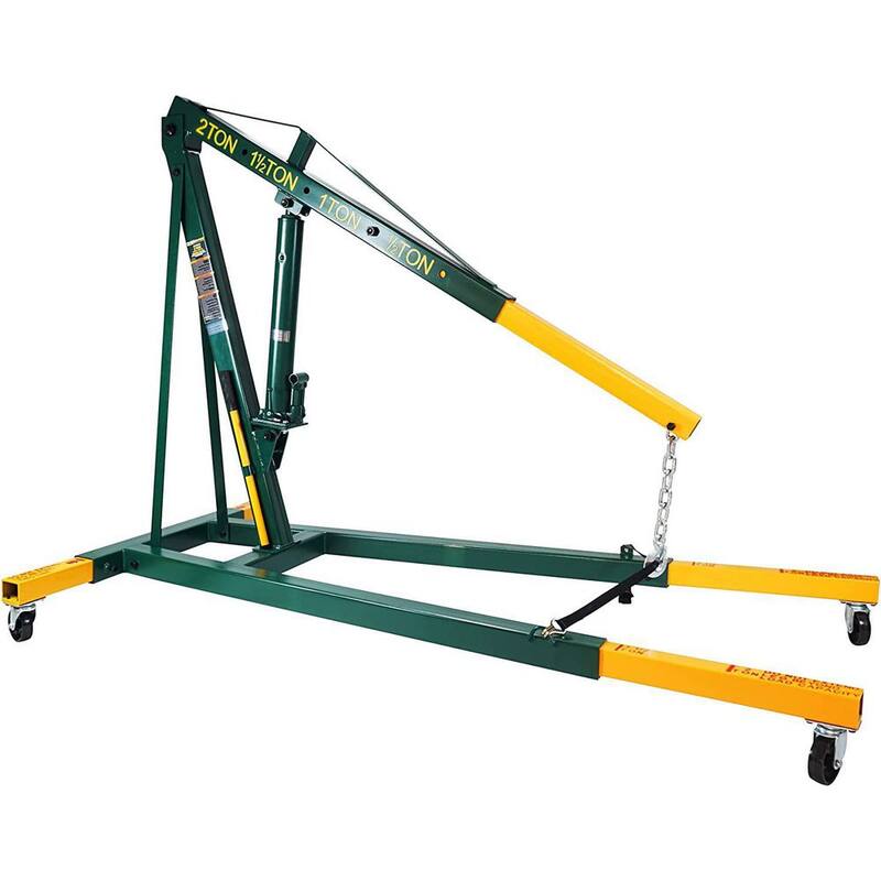 Omega 2-Ton Engine Hoist Stand with Retractable Legs - OP473PS