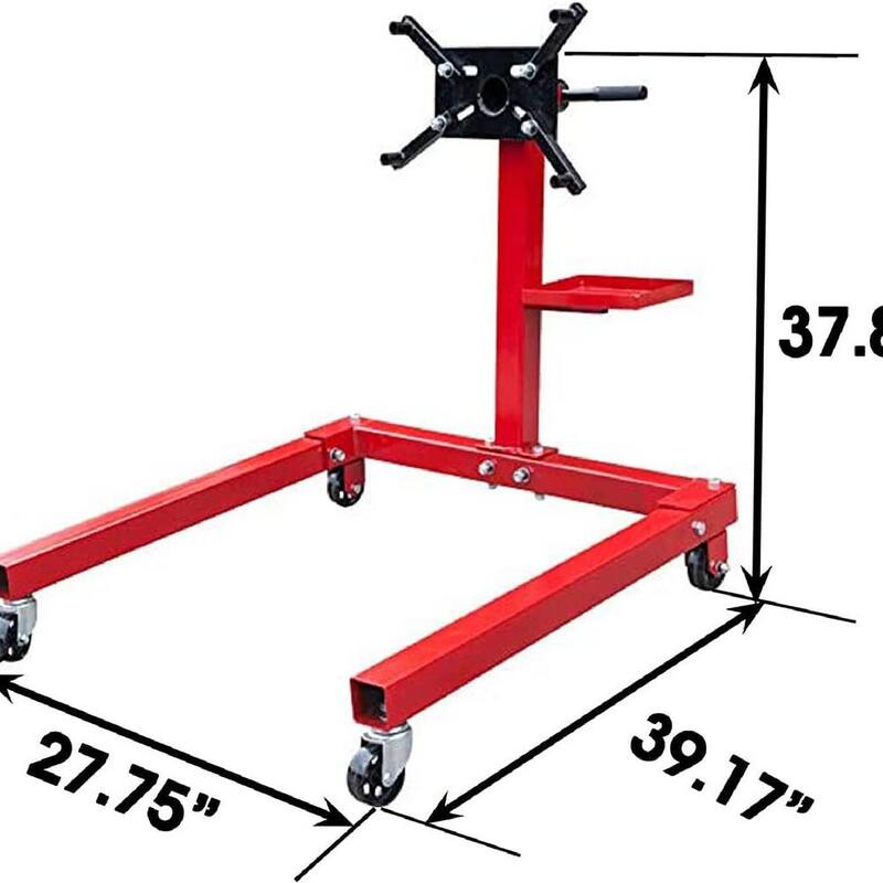 Big Red 1,250 lbs. Engine Stand with Tool Tray - T25671