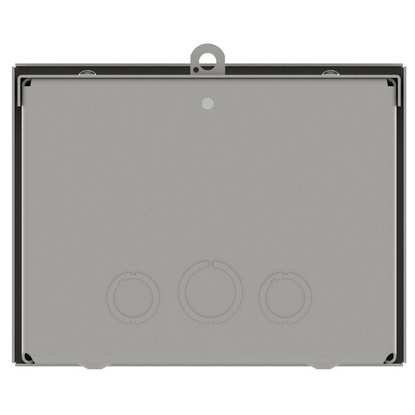 Wiegmann Carbon Steel Electrical Enclosures, 18 in H, 6 in D, 12 in W, NEMA 3R, Screw On - RSC121806